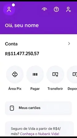 SEU SALDO É?