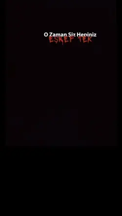 Siyah ekran Eşref