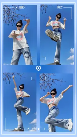 transisi foto cantik