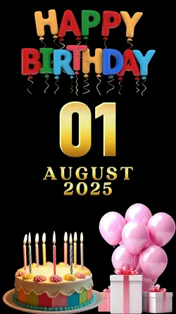 Birthday 1 August