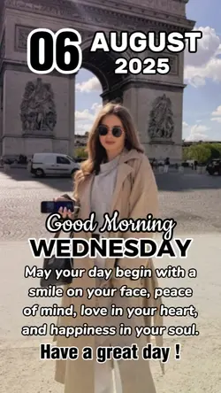 Wed, August 6