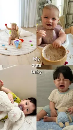 My cute baby