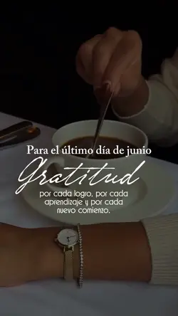 30 de Junio Gratitud