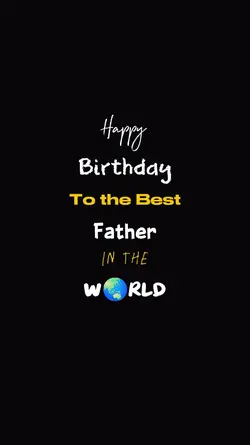 Happy birthday dad