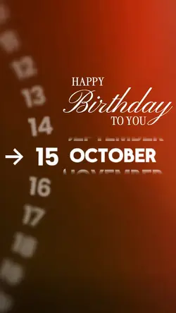 HBD 15 OCTOBER