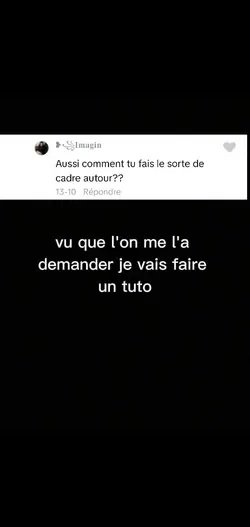 tuto cadre noir 