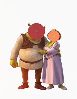 trend shrek & fiona