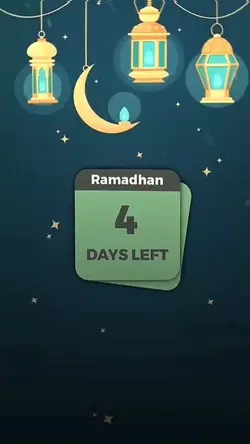Ramadhan days left