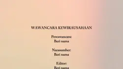 VIDEO WAWANCARA 