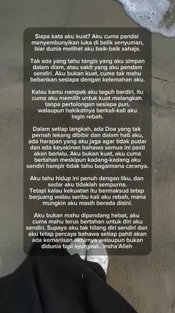 Siapa kata aku kuat?