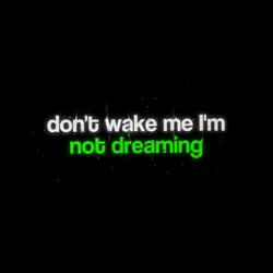 Don't Wake Me ;<