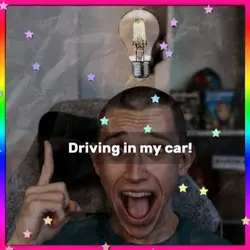 Driving in my car