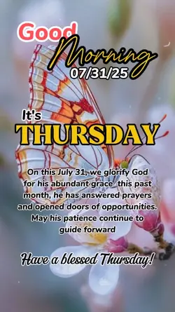 Blessed Thursday 