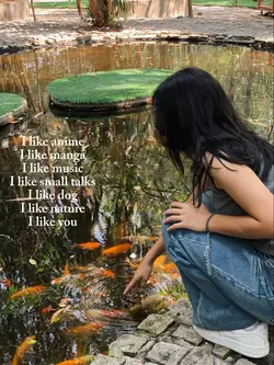 I like .....
