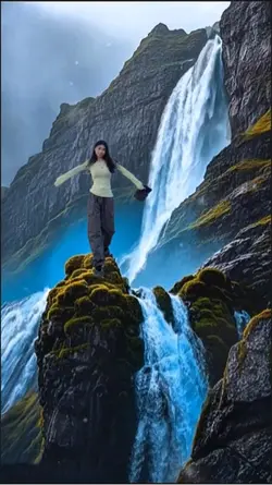 Waterfall scenery
