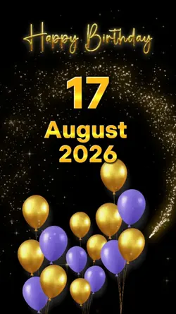 hbd 17 august 2026