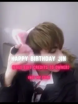 Happy birthday Jin!!