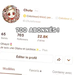 700 ABONNÉS !