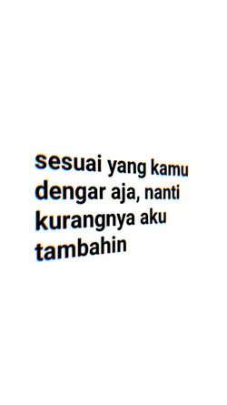 sesuai yang kamu