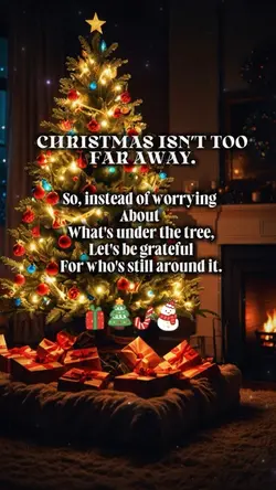 Christmas isn't too
