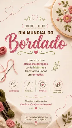 Dia do bordado 🔝