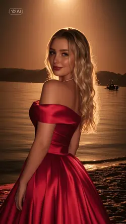Red dress