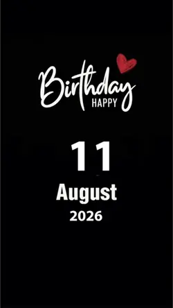 Hbd 11 August 2026 