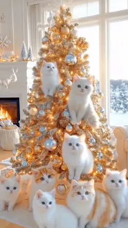 Xmas cat tree