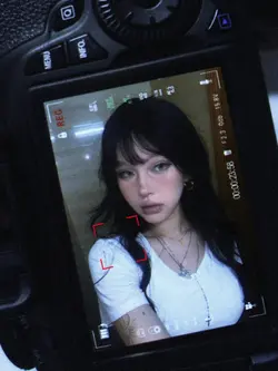 blue camera