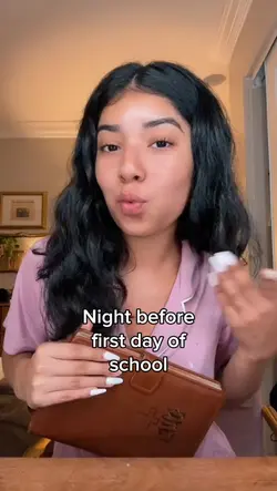 night before school