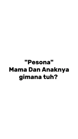 mama dan anaknya