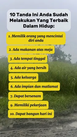 10 tanda terbaik