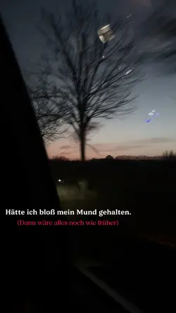 Leise sein.