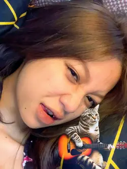 kucing ngegitar