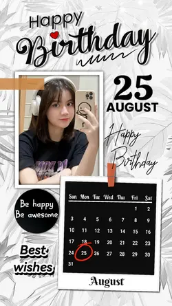 HBD 25 AUGUST 2025