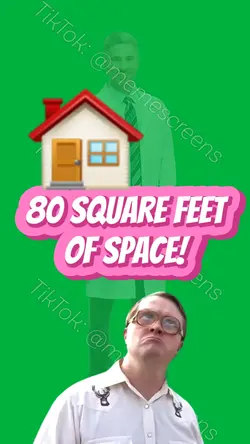 80 Square Feet!
