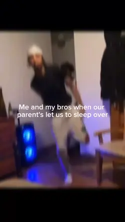 Sleep over with bros
