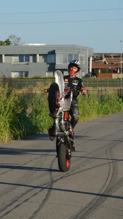 Bike wheelie edit