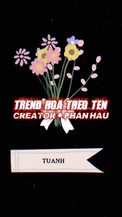Trend vẽ hoa theo