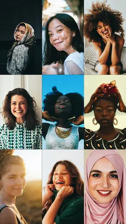 Mosaico fotos vídeos