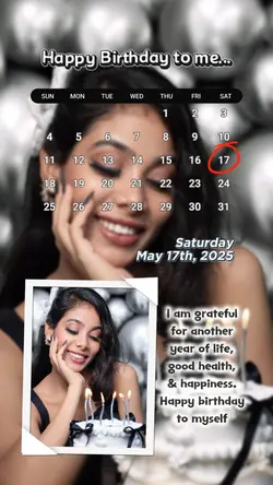 17 MAY, HBD TO ME