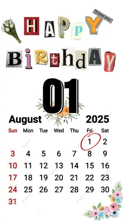 Birthday 01AUGST2025