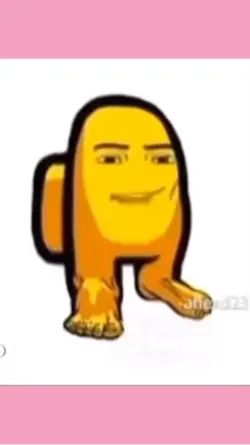 Amongus Man Face 