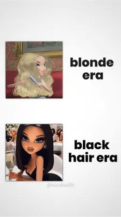 BlondeEraVsBlackHair