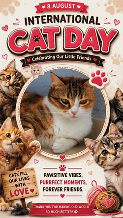 Internation cat day