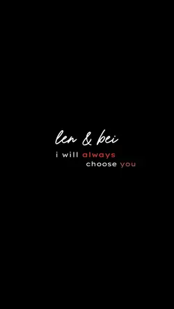 I always..