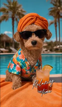 Pet in holiday