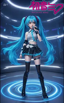 Aiアニメーションビデオ初音スタイル