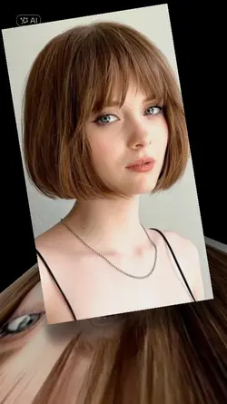curly bangs filter