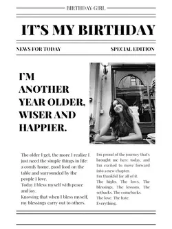 Birthday News